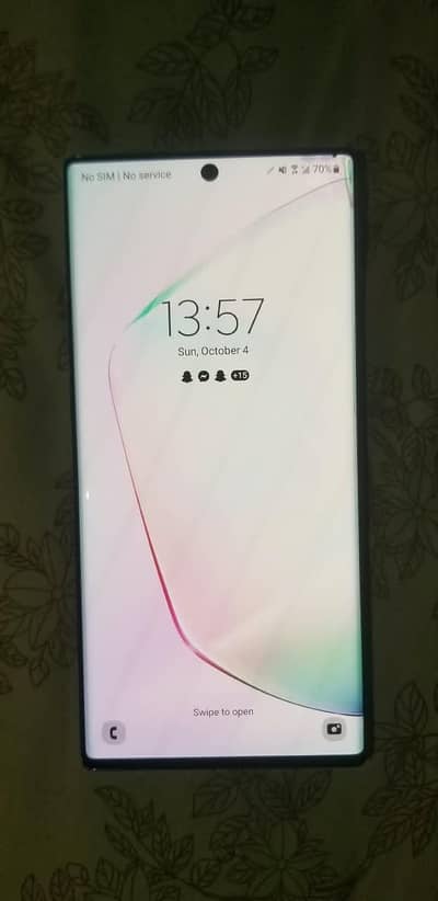 Samsung note 10+ non pta 12/256