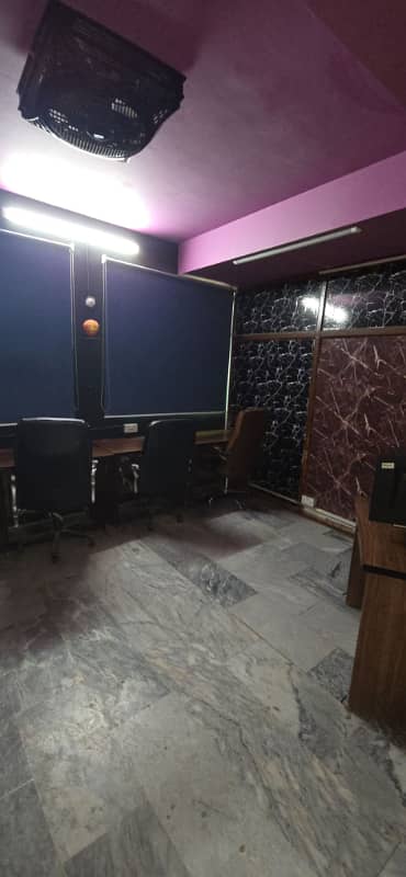 Sami furnished office for rent 1000sqft in shahar e Faisal.