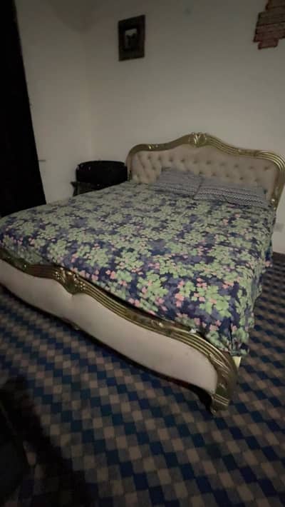 Bed set - Pure sheesham wooden bedroom set - Luxury Bed