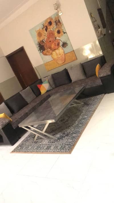 L shape sofa set for sale just like new