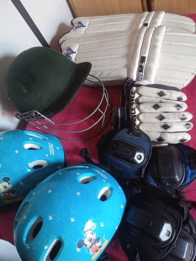 Cricket and Skating Sport Accessories