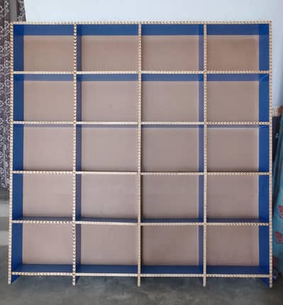 Blue Display Rack 20 Compartment