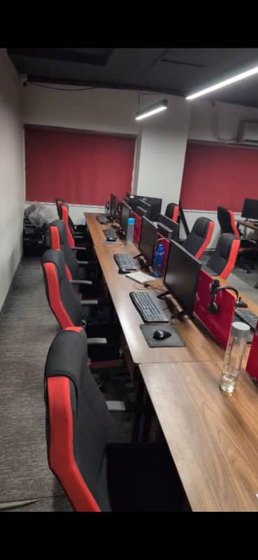Full furnished office for rent 1611sqft in shahar e Faisal.