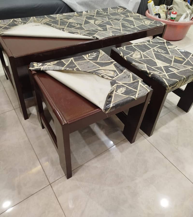 Wooden Table Set 1