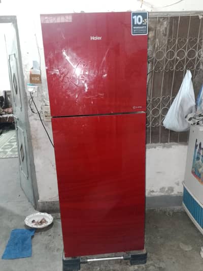 Haier Refrigerator HRF-276 EPR Red 7 8 month us hui h