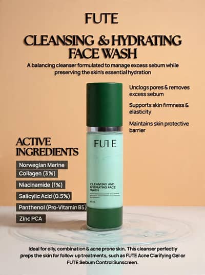 cleansing and hydrating face wash