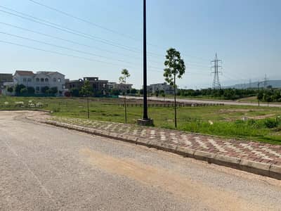 Beautiful Location Sector C, 2 Kanal semi corner Heighted With Green Belt Plot Available For Sale Reasonable Demand