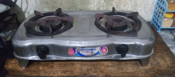 Stove with double burners