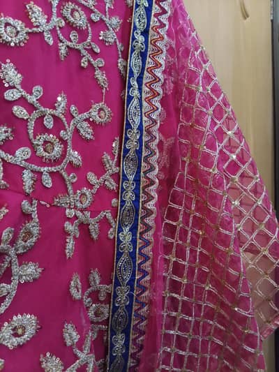 Organza 3-Piece Lehenga – Heavy Work