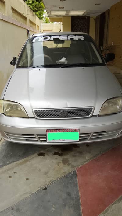 Well-maintained home-used Suzuki Cultus 2002 Silver Colour
