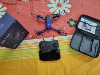 E88 PRO DRONE WITH HD Camera | FOLDABLE | REMOTE + CARRYING CASE | BOX