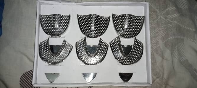6 pieces impression trays for BDS/dental students