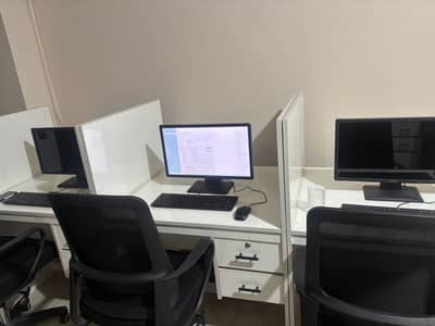 Office Tables Chairs and Computes On Low Prize