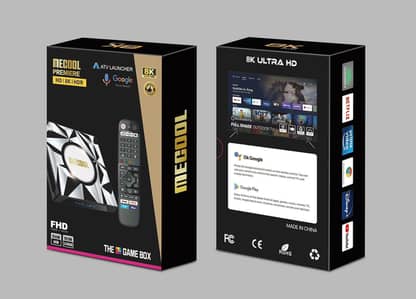 ME-COOL PREMIER HD ANDROID TV BOX WITH ATV LAUNCHER