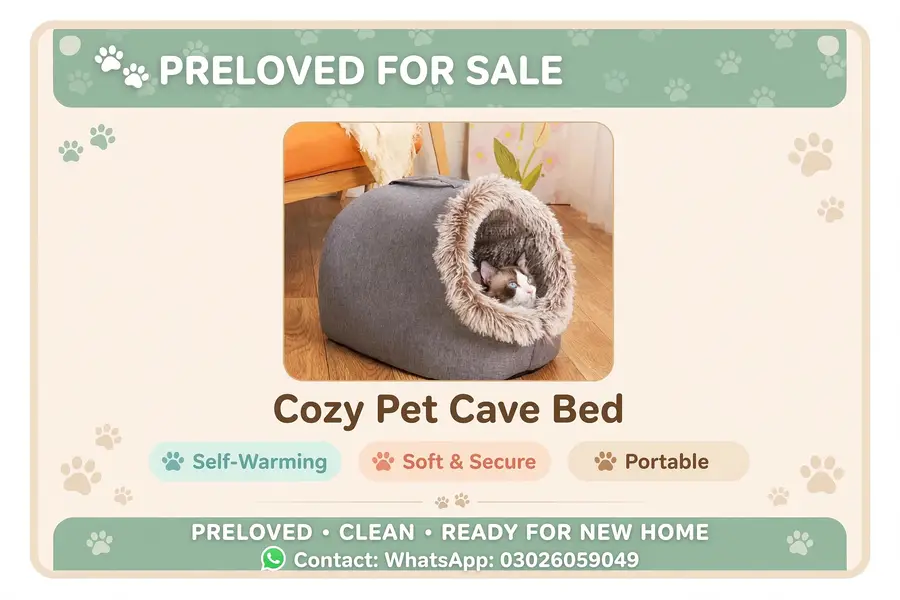 Cozy Pet Cave Bed