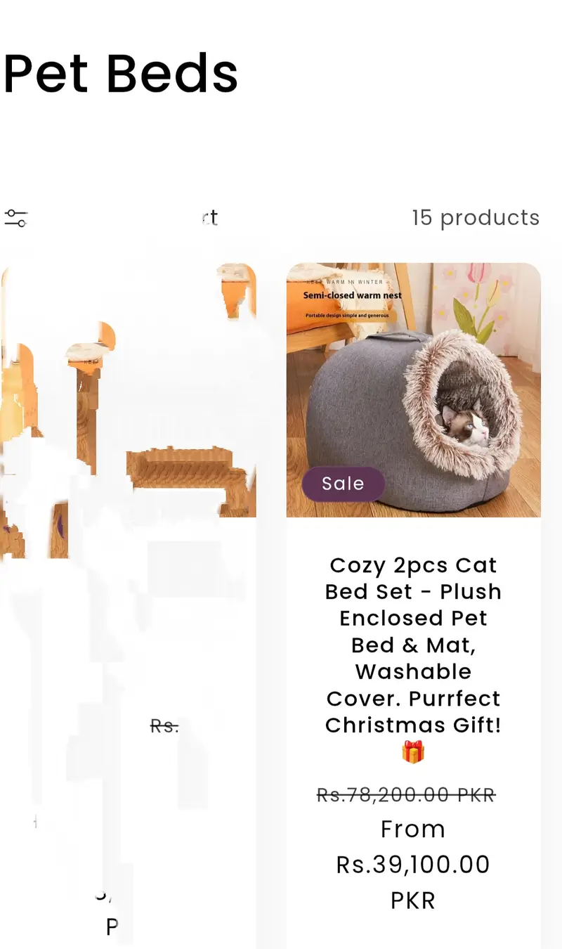 Cozy Pet Cave Bed — photo 2