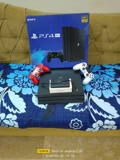 PS4 Pro 2TB with 2 controllers