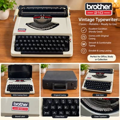 Brother 210 Vintage Typewriter