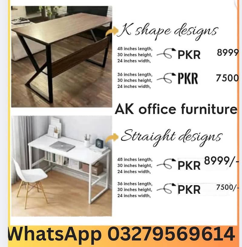 Study Table,Computer laptopTable,Office Table,office chair workstation 4