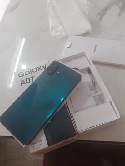 Samsung Mobile A07 5G 4 128 complete box
