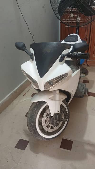 kids electric ride on-heavy bike with remote and charger