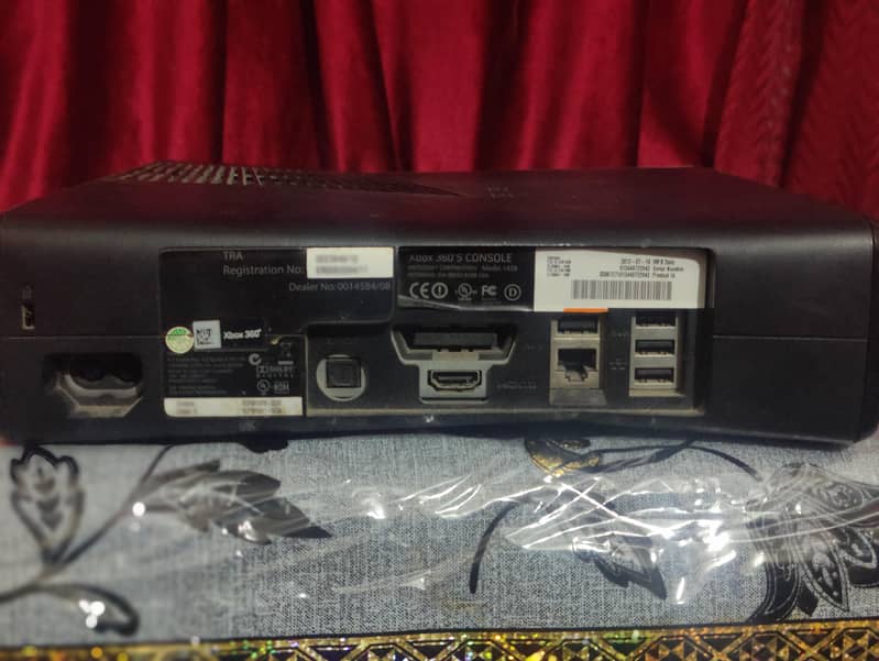 Xbox 360 slim with 2 wireless controllers 1
