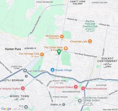 5 Kanal Plot For Sale At Cantt Sialkot