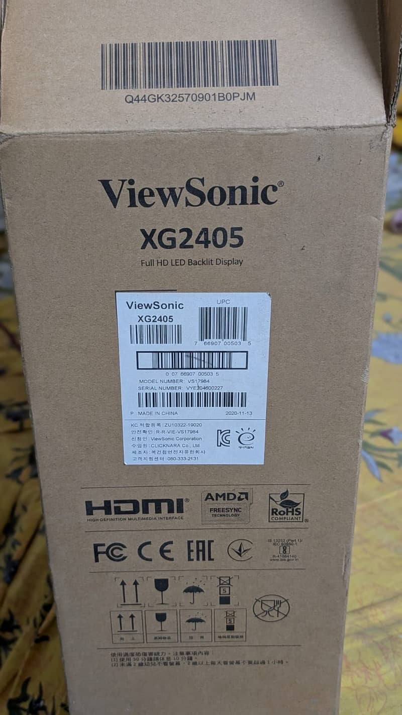 ViewSonic 2k LED 24” 1