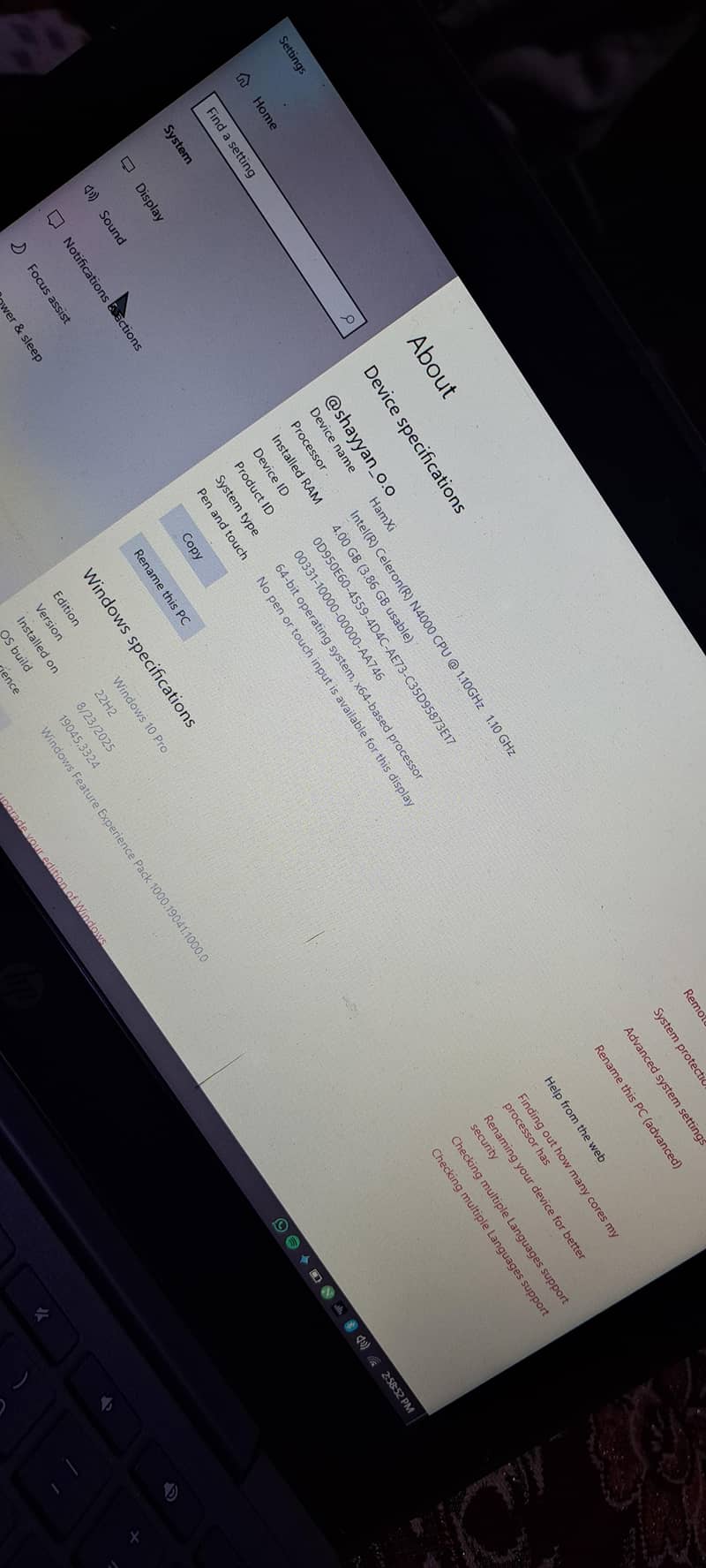Hp windows 10 1