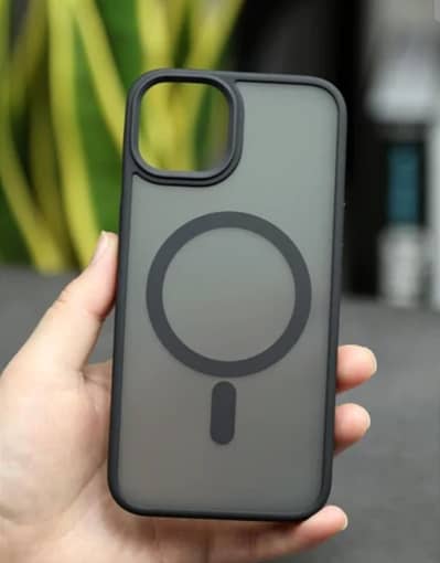 iPhone 15 Pro Back cover premium fosted Mega safe spotted case