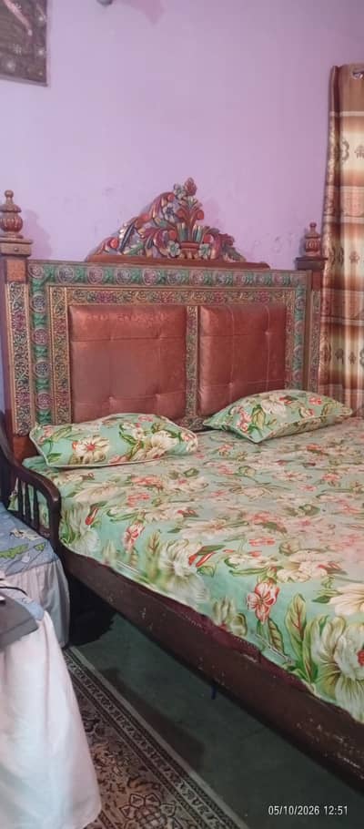 wooden Bed set for sale