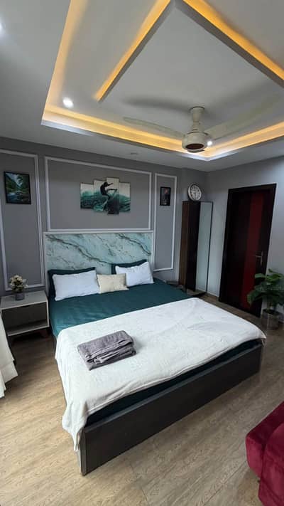 Daily Basis Apartment & Rooms Per day Perweek Short stay Available in E-11 Islamabad