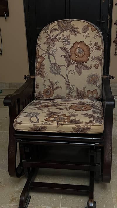 Wood rocking chair