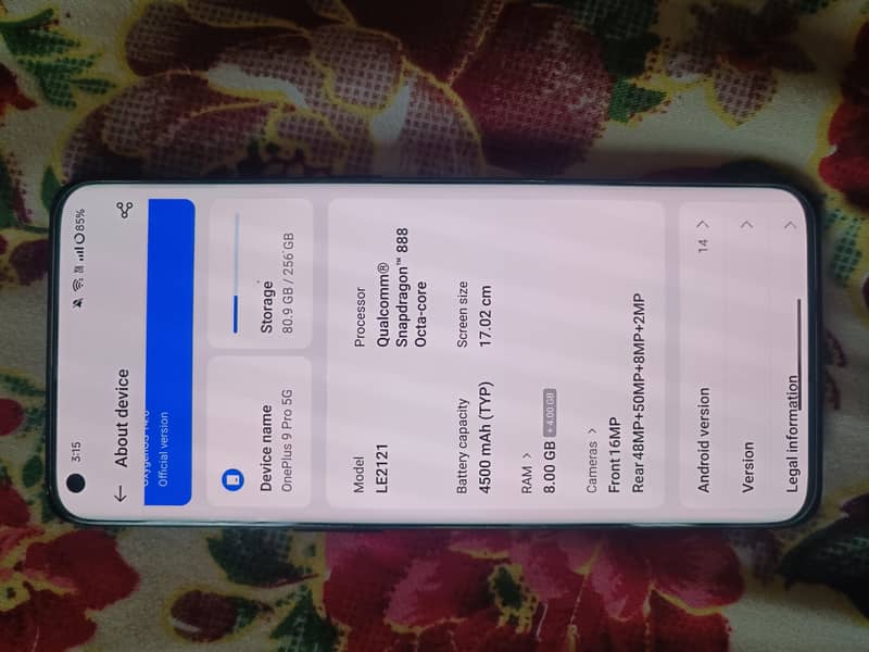 One Plus 9 Pro 3