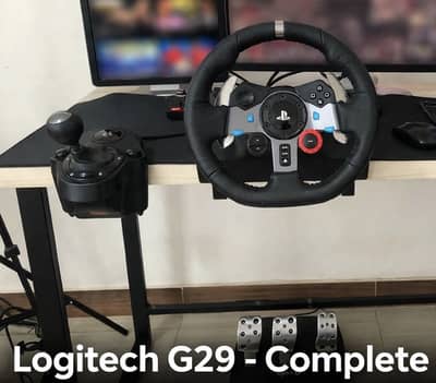 Logitech G29 with Shifter & Box || Racing /Gaming Wheel