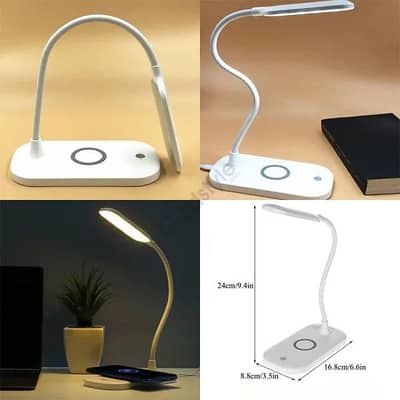 3 in 1 desk lamp with wireless charger