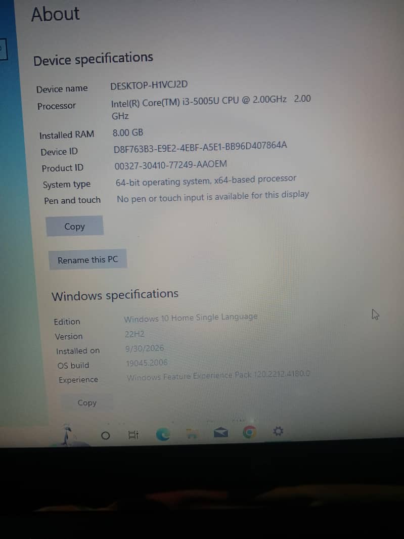 Hp model 0
