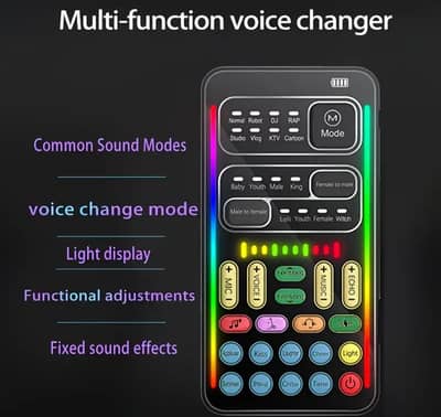 i9 Sound card | Voice Changer | Live Streaming Sound Card | Gaming