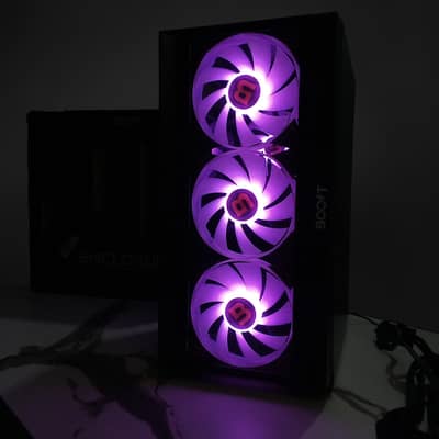 Brand New Boost E200 Gaming Case with Box | 4 ARGB + PWM Fans