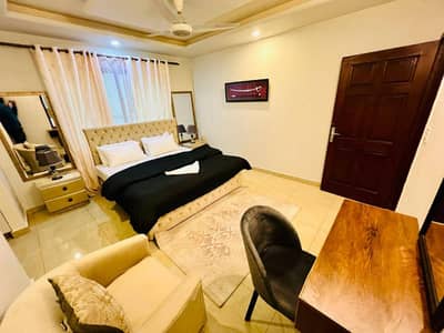 Daily Basis Apartment & Rooms Per day Perweek Short stay Available in E-11 Islamabad