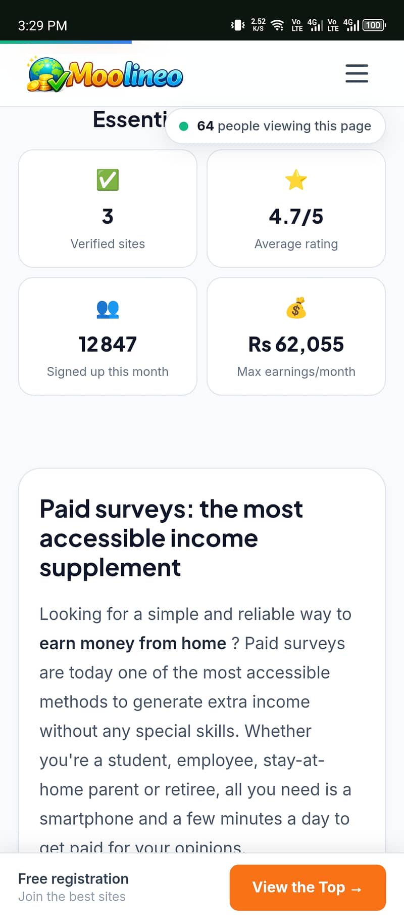 online work, surveywork 3