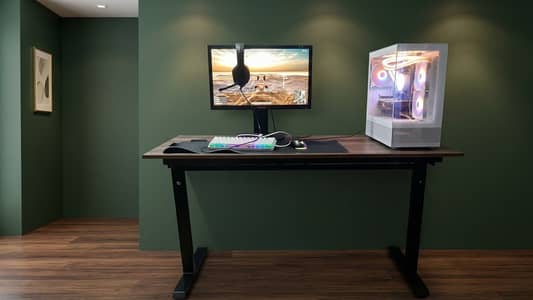 Premium Adjustable Standing Gaming Desk | Powder Coated | Detachable