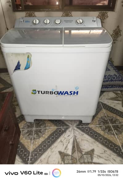 kenwood semi automatic washing machine + Dryer