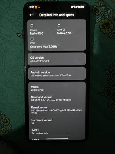 Xiaomi Redmi K60