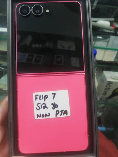 Samsung galaxy Z FLIP 7 Coral Red  Nonpta complete box
