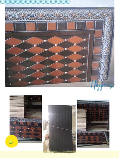 bed , matress, iron stand for sale