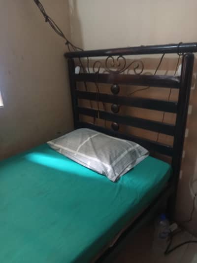 medicated mattress and iron bed