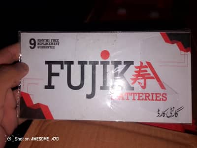 Fujik baterry brand new hai use ni hohi in warranty