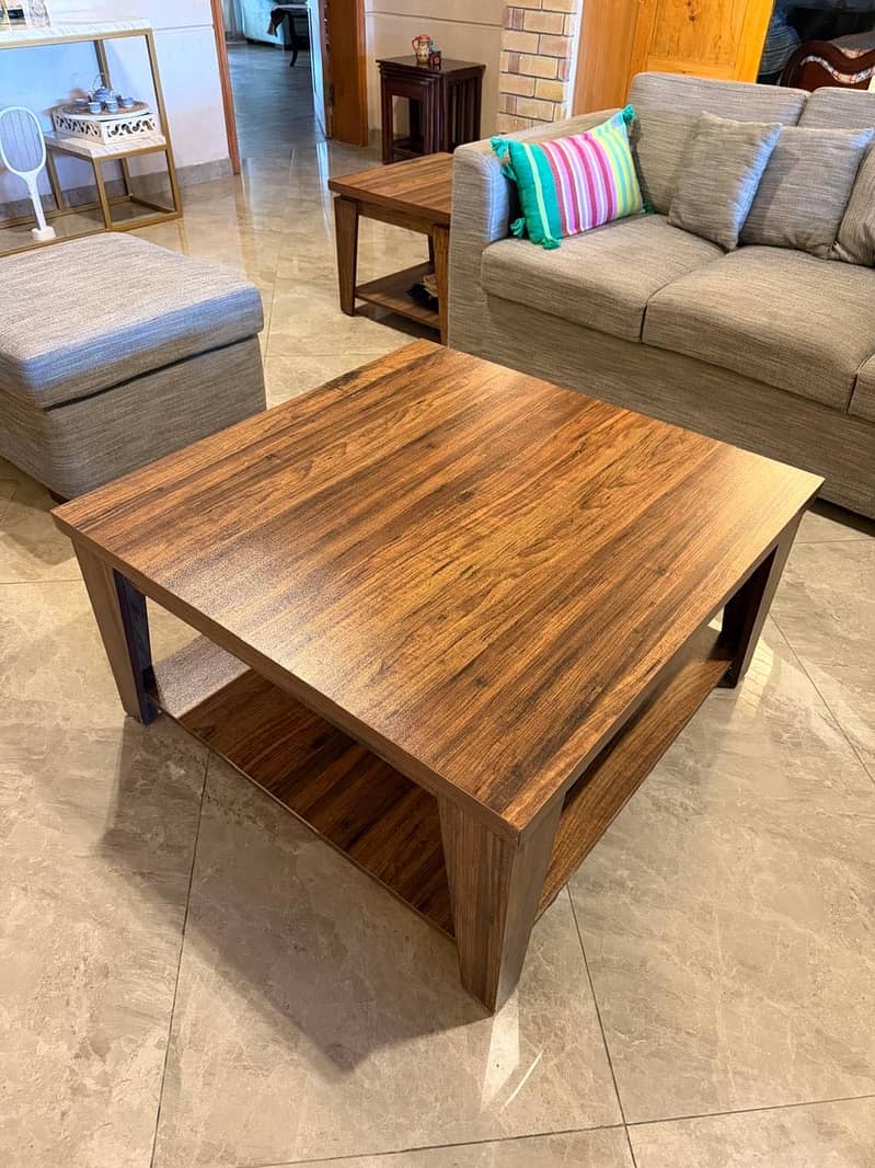 Coffee table + 2 sides 3