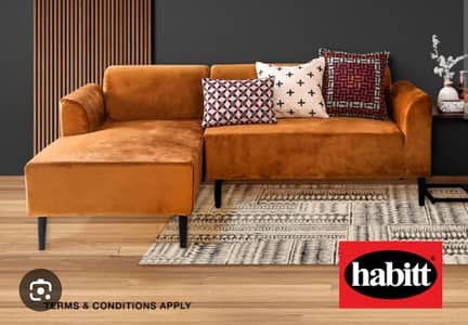 Habbit sofa . . l shaped 5 seater
